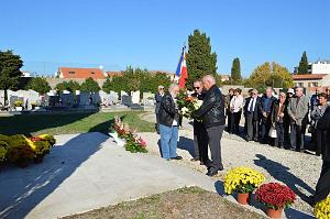 CEREMONIE DU 1 NOVEMBRE 2015 CIMETIERE DE MAZARGUES (30)